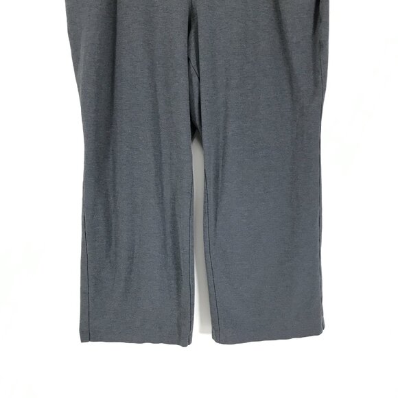 Lane Bryant Wide Leg Dress Pant Women's Plus Size 22 Gray Pull-On Stretch Career - Picture 2 of 10
